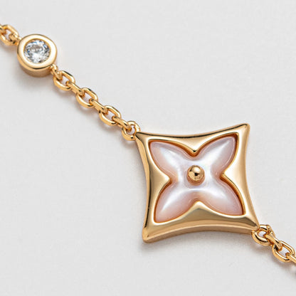 [Gaonasi]STAR 1 DIAMOND PINK GOLD BRACELET
