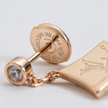 [Gaonasi]STAR DIAMONDS EARRINGS GOLD