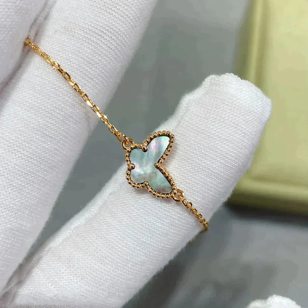 [Gaonasi]BUTTERFLY DARK MOP BUTTERFLY BRACELET