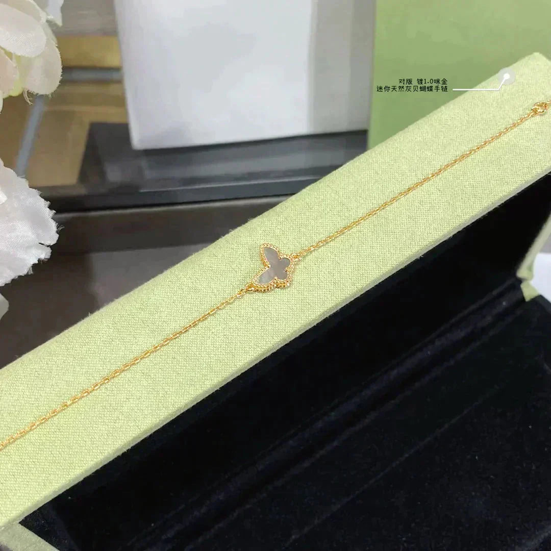[Gaonasi]BUTTERFLY DARK MOP BUTTERFLY BRACELET