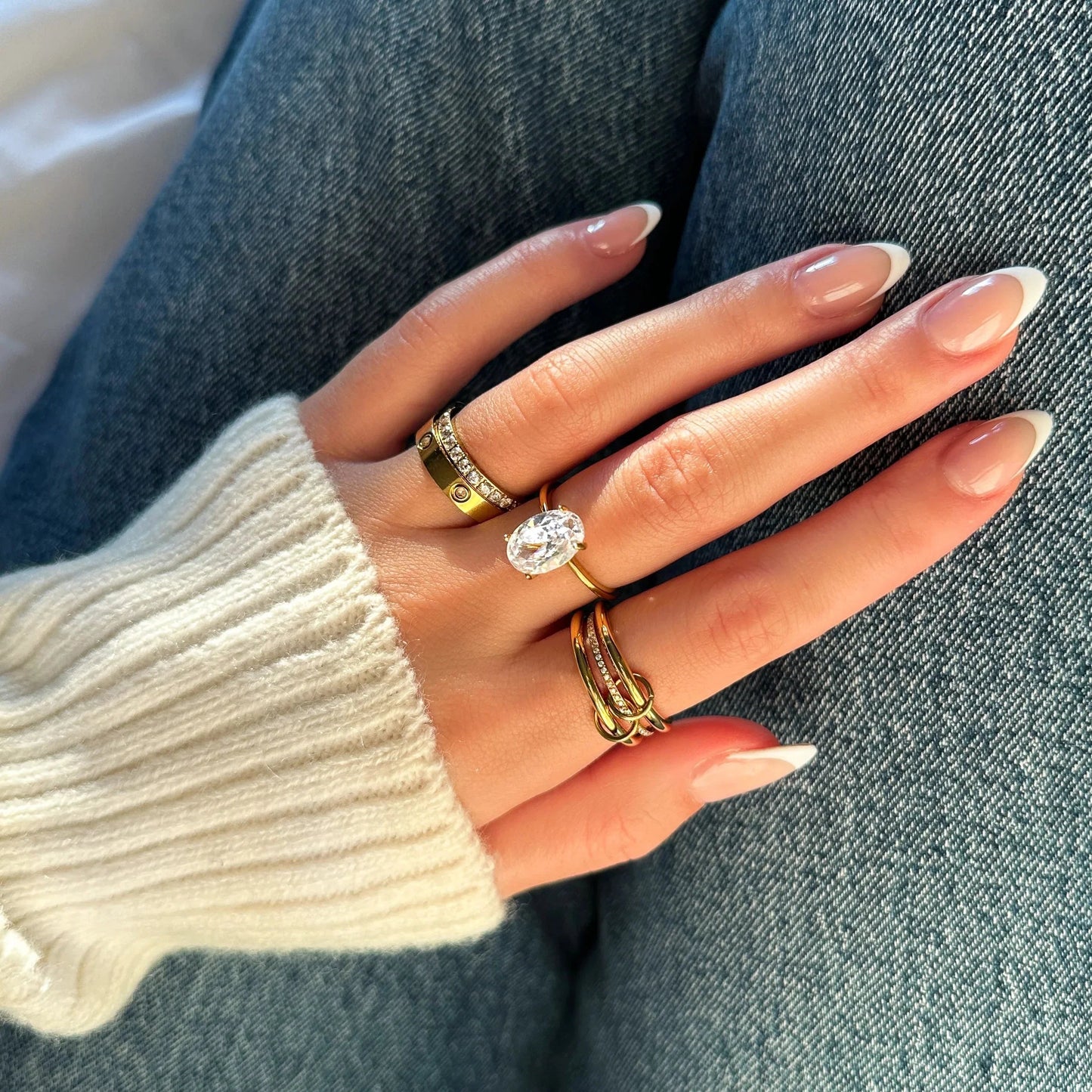 [Gaonasi]Dara Diamond Ring Stack