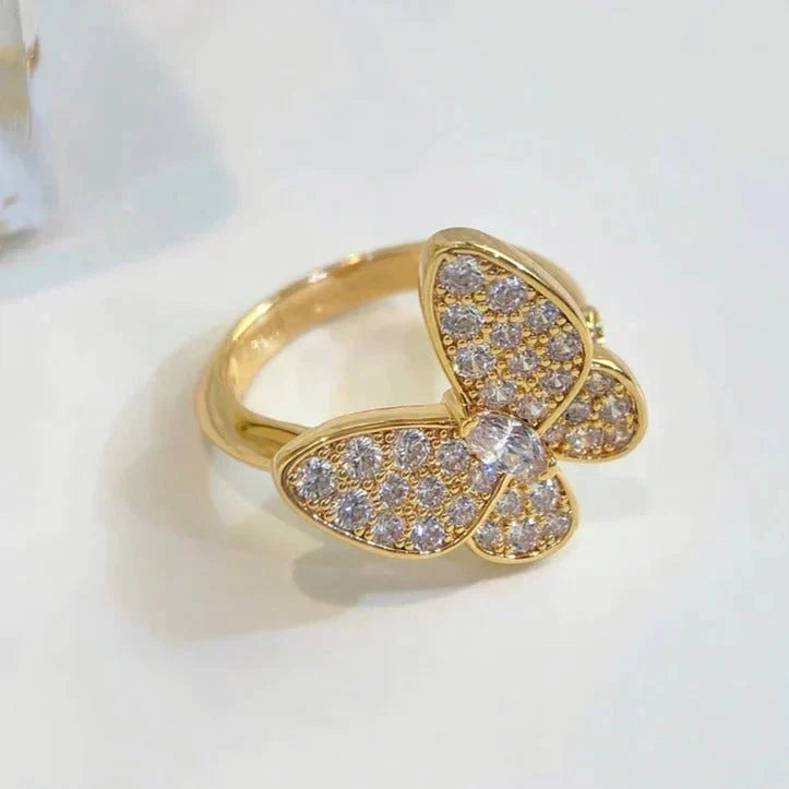 [Gaonasi]BUTTERFLY DIAMOND RING