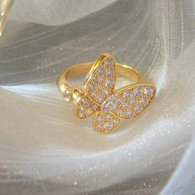 [Gaonasi]BUTTERFLY DIAMOND RING
