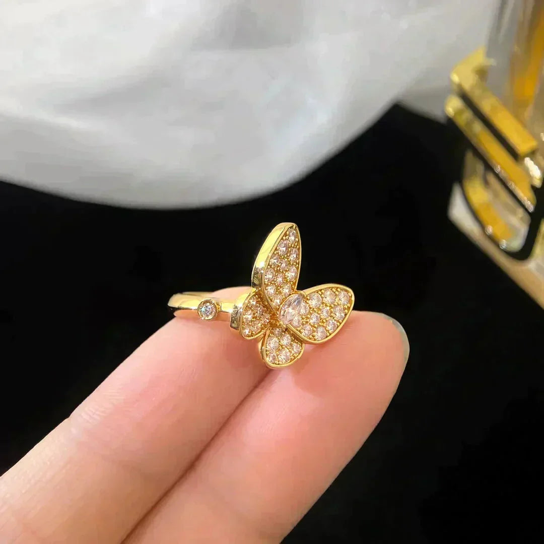 [Gaonasi]BUTTERFLY DIAMOND RING