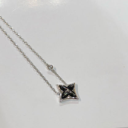 [Gaonasi]STAR BLACK MOP NECKLACE