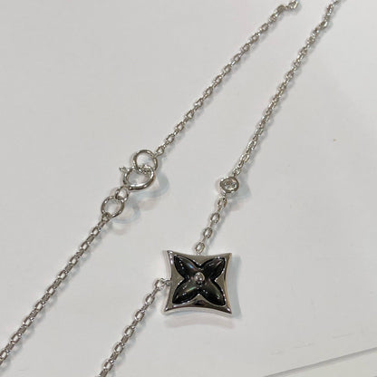 [Gaonasi]STAR BLACK MOP NECKLACE