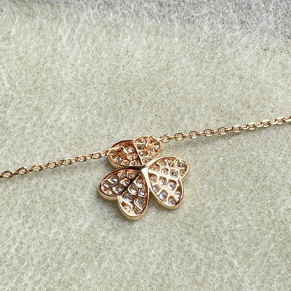 [Gaonasi]FLOWER DIAMOND NECKLACE