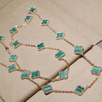 [Gaonasi]CLOVER 20 MOTIFS MALACHITE GOLD