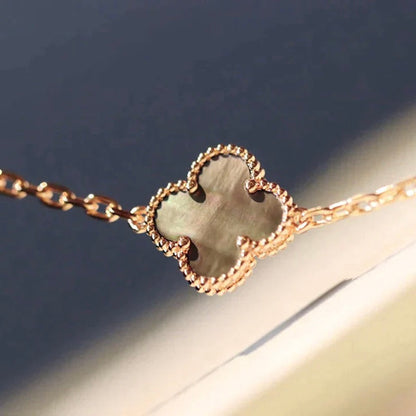 [Gaonasi]CLOVER 20 MOTIFS LASER DIAMOND NECKLACE