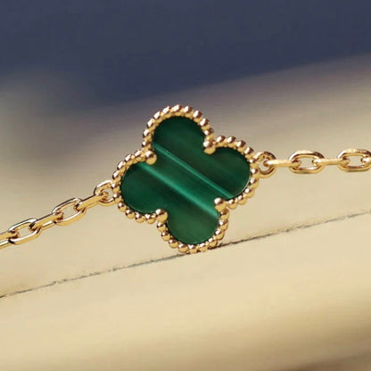[Gaonasi]CLOVER 20 MOTIFS MALACHITE GOLD