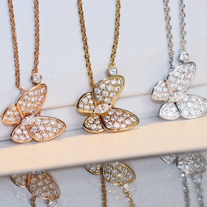 [Gaonasi]BUTTERFLY DIAMOND NECKLACE