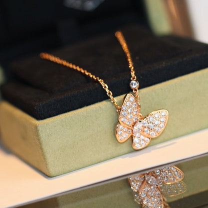 [Gaonasi]BUTTERFLY DIAMOND NECKLACE