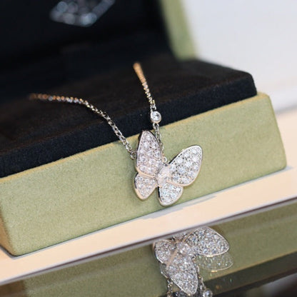 [Gaonasi]BUTTERFLY DIAMOND NECKLACE
