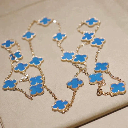 [Gaonasi]CLOVER 20 MOTIFS TURQUOISE GOLD