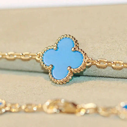 [Gaonasi]CLOVER 20 MOTIFS TURQUOISE GOLD