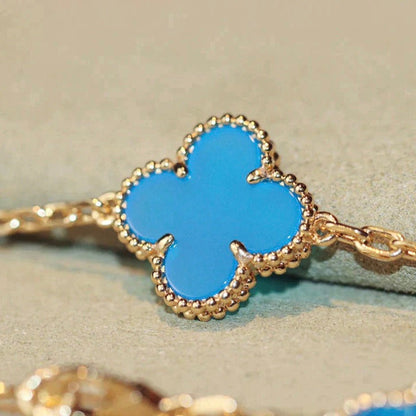 [Gaonasi]CLOVER 20 MOTIFS TURQUOISE GOLD