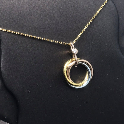 [Gaonasi Jewelry]TRINITY  NECKLACE 1 DIAMOND