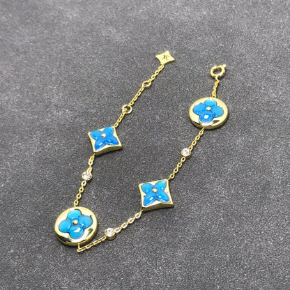 [Gaonasi]STAR AND SUN TURQUOISE 4 MOTIFS 3 DIAMONDS
