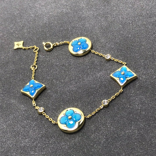 [Gaonasi]STAR AND SUN TURQUOISE 4 MOTIFS 3 DIAMONDS
