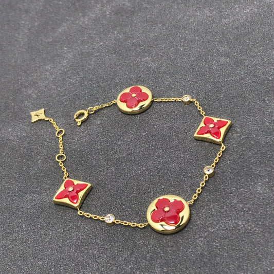 [Gaonasi]STAR AND SUN CARNELIAN 4 MOTIFS 3 DIAMONDS