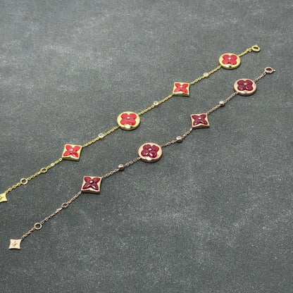 [Gaonasi]STAR AND SUN CARNELIAN 4 MOTIFS 3 DIAMONDS