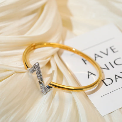 [Gaonasi]VOLTE UPSITE DOWN GOLD DIAMOND BRACELET