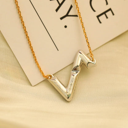 [Gaonasi]VOLT SILVER DIAMOND PEDANT NECKLACE