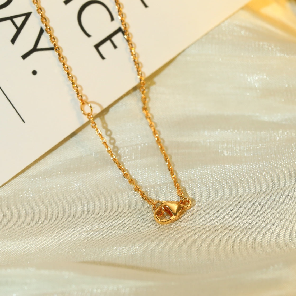 [Gaonasi]VOLT SILVER DIAMOND PEDANT NECKLACE