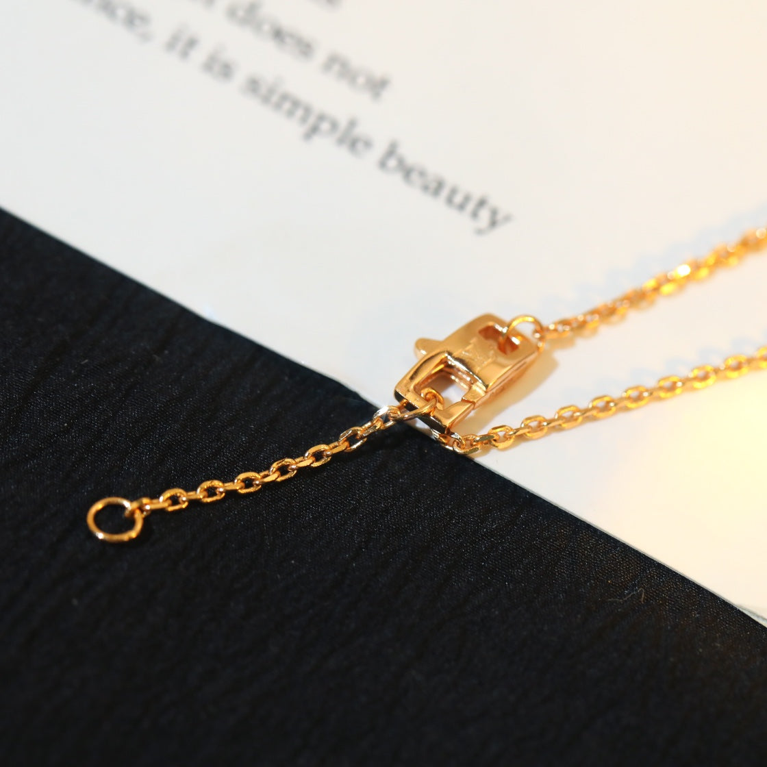 [Gaonasi]STAR AND SUN DIAMOND PINK GOLD NECKLACE