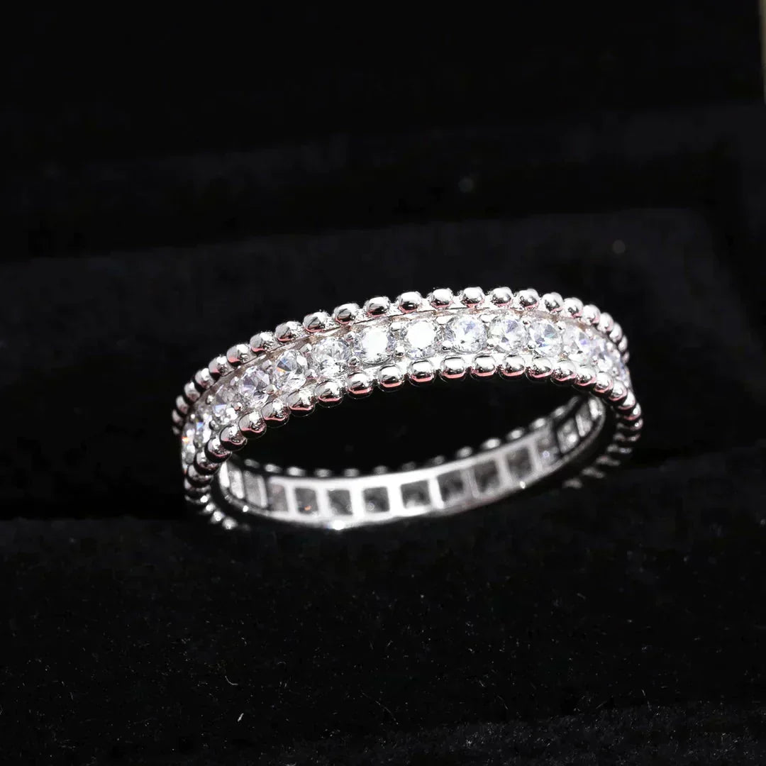 [Gaonasi]PERLEE DIAMOND SILVER RING