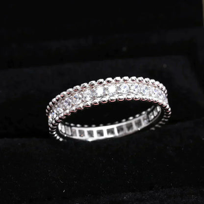 [Gaonasi]PERLEE DIAMOND SILVER RING
