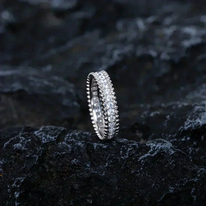 [Gaonasi]PERLEE DIAMOND SILVER RING