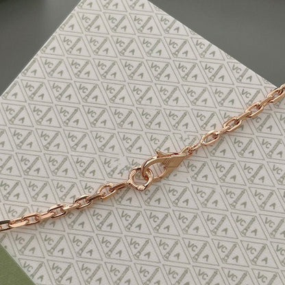[Gaonasi]LUCKY SPRING 15 MOTIFS ROSE GOLD NECKLACE