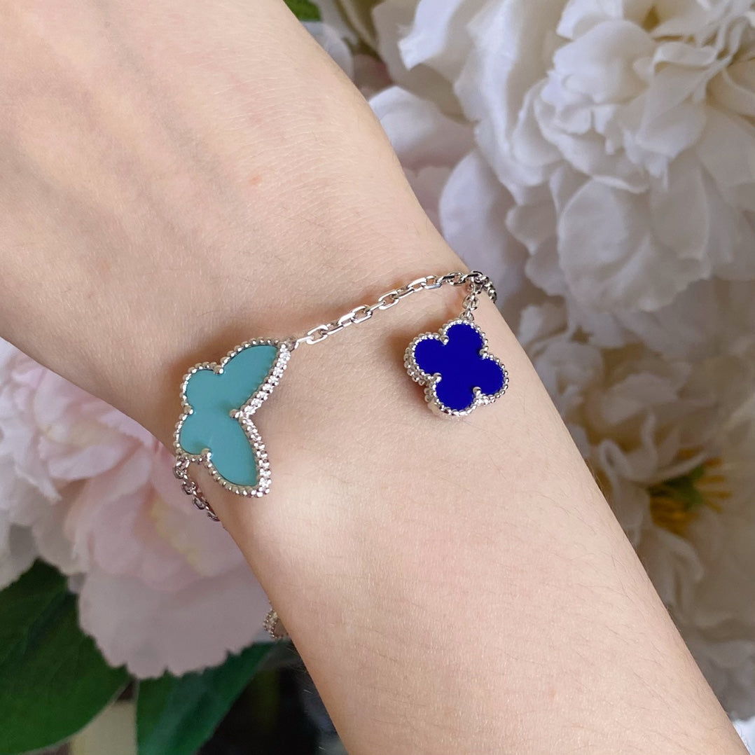 [Gaonasi]LUCKY SPRING SILVER BRACELET 4 MOTIF