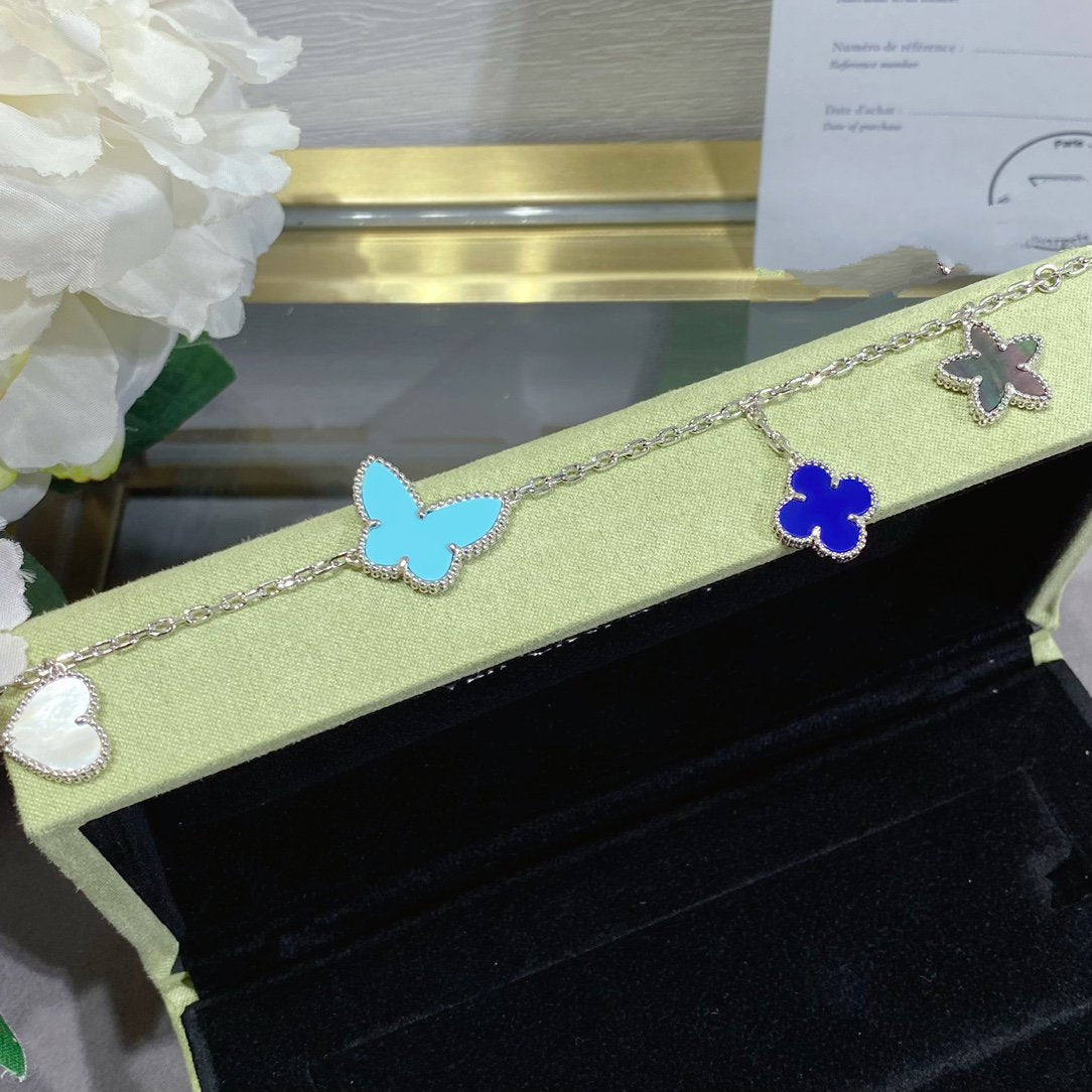 [Gaonasi]LUCKY SPRING SILVER BRACELET 4 MOTIF