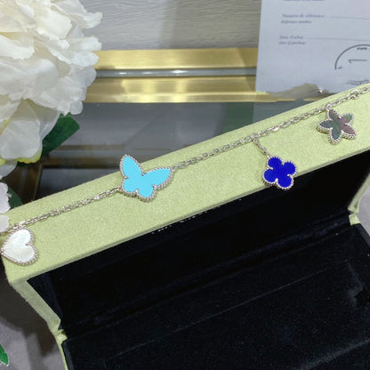 [Gaonasi]LUCKY SPRING SILVER BRACELET 4 MOTIF