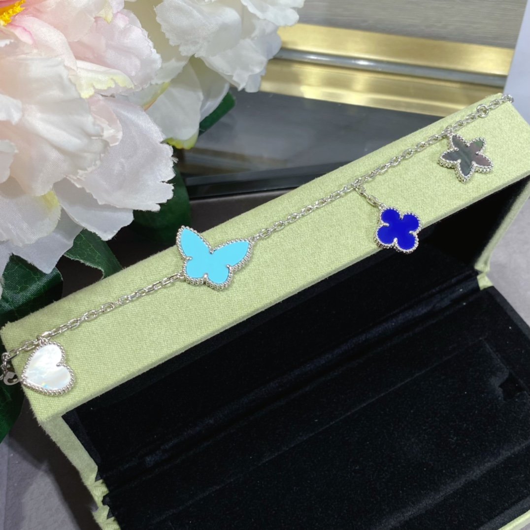 [Gaonasi]LUCKY SPRING SILVER BRACELET 4 MOTIF