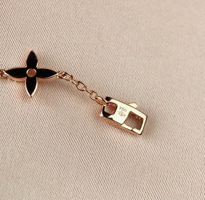 [Gaonasi]STAR AND SUN 7 MOTIFS GOLD BRACELET