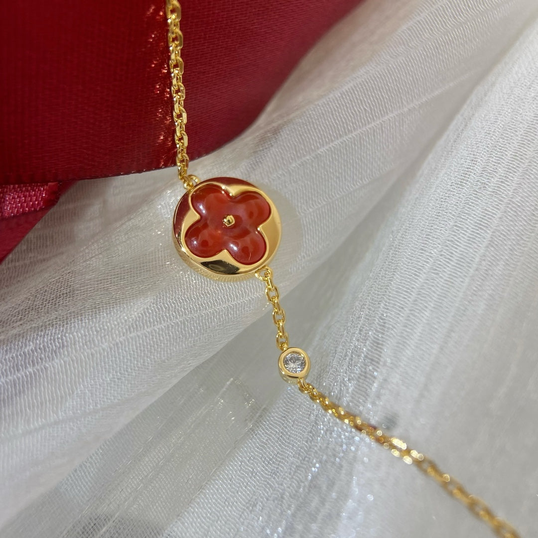 [Gaonasi]SUN PEDANT CARNELIAN BRACELET