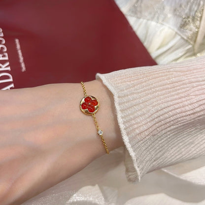 [Gaonasi]SUN PEDANT CARNELIAN BRACELET
