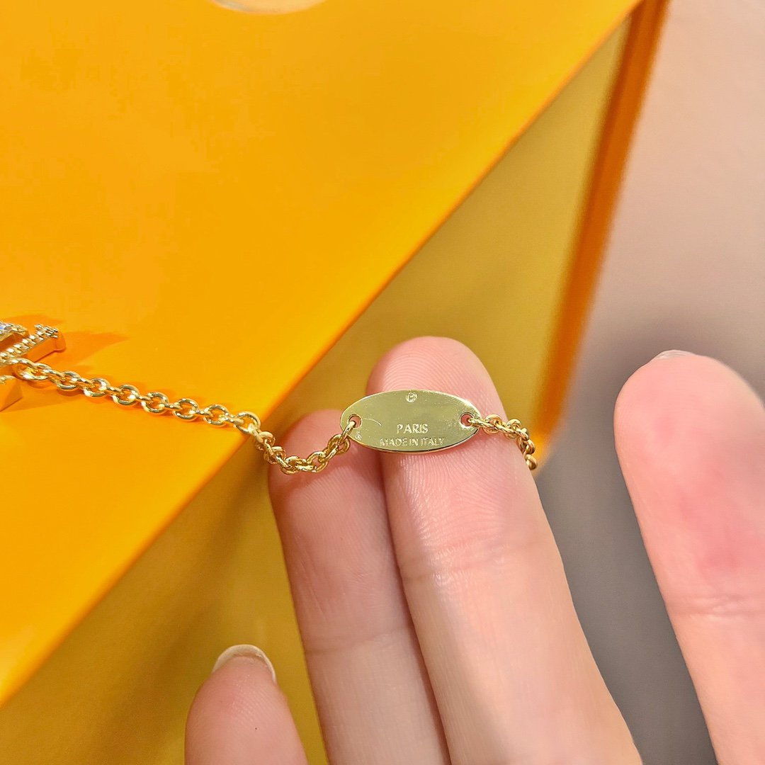 [Gaonasi]LOGO STAR MOTIF GOLD BRACELET