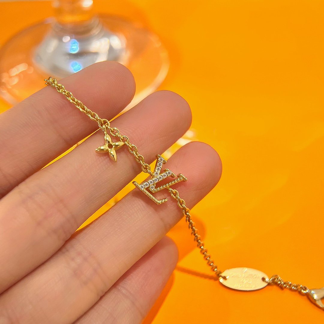 [Gaonasi]LOGO STAR MOTIF GOLD BRACELET