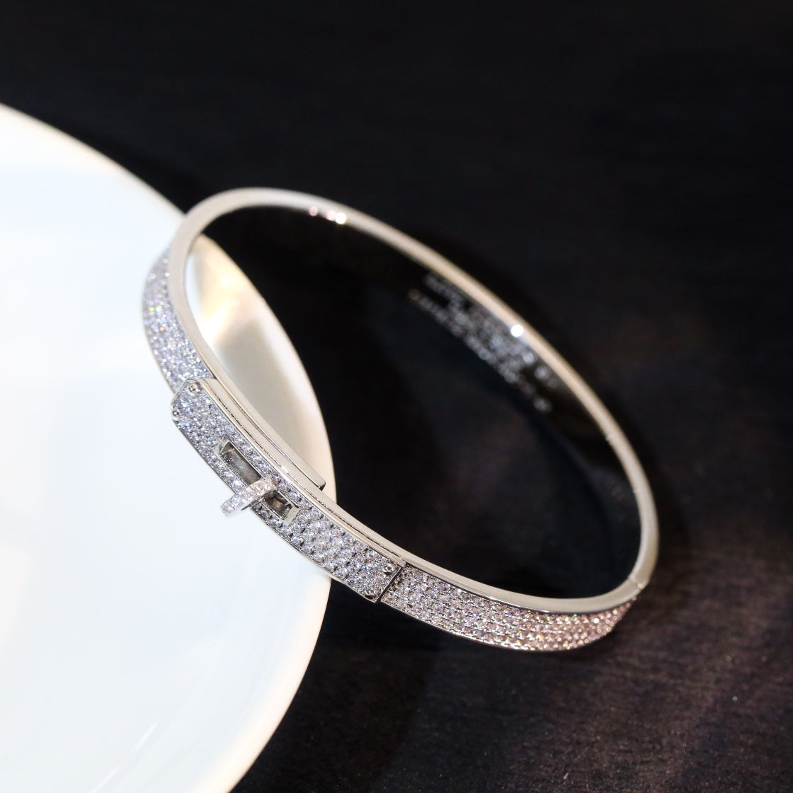 [Gaonasi]KELLY BRACELET DIAMOND PAVED
