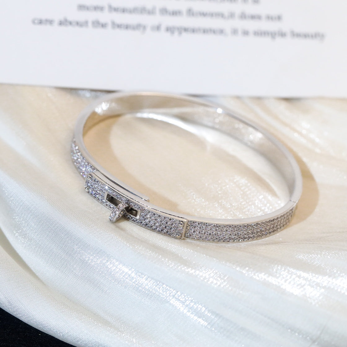 [Gaonasi]KELLY BRACELET DIAMOND PAVED