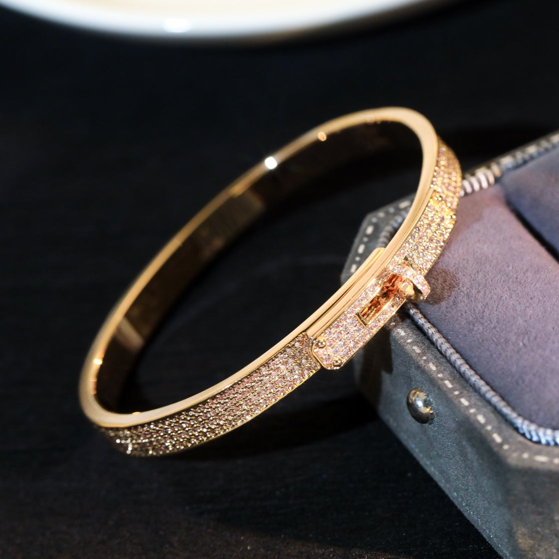 [Gaonasi]KELLY BRACELET DIAMOND PAVED