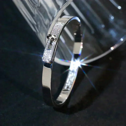 [Gaonasi]KELLY SILVER DIAMOND BRACELET