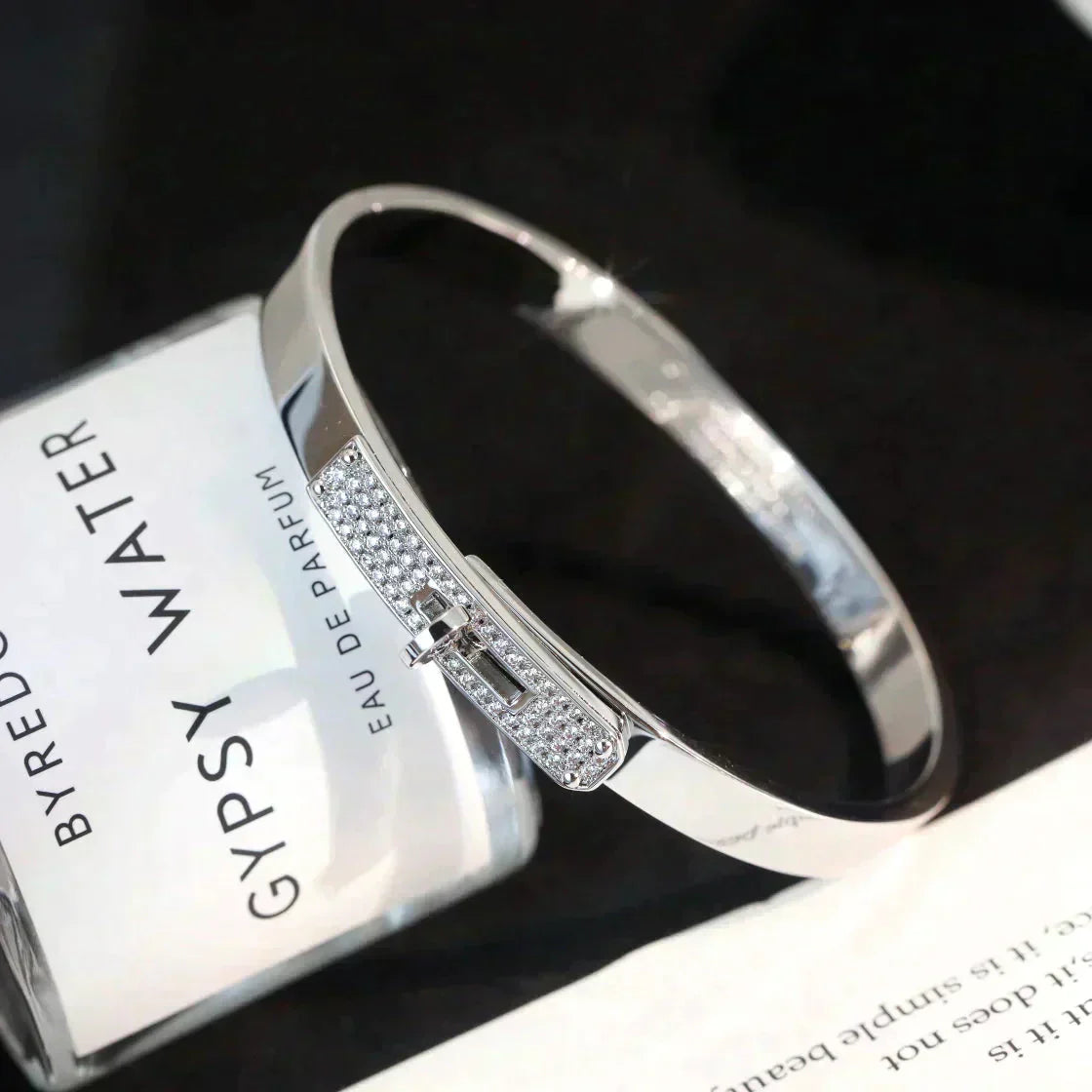 [Gaonasi]KELLY SILVER DIAMOND BRACELET