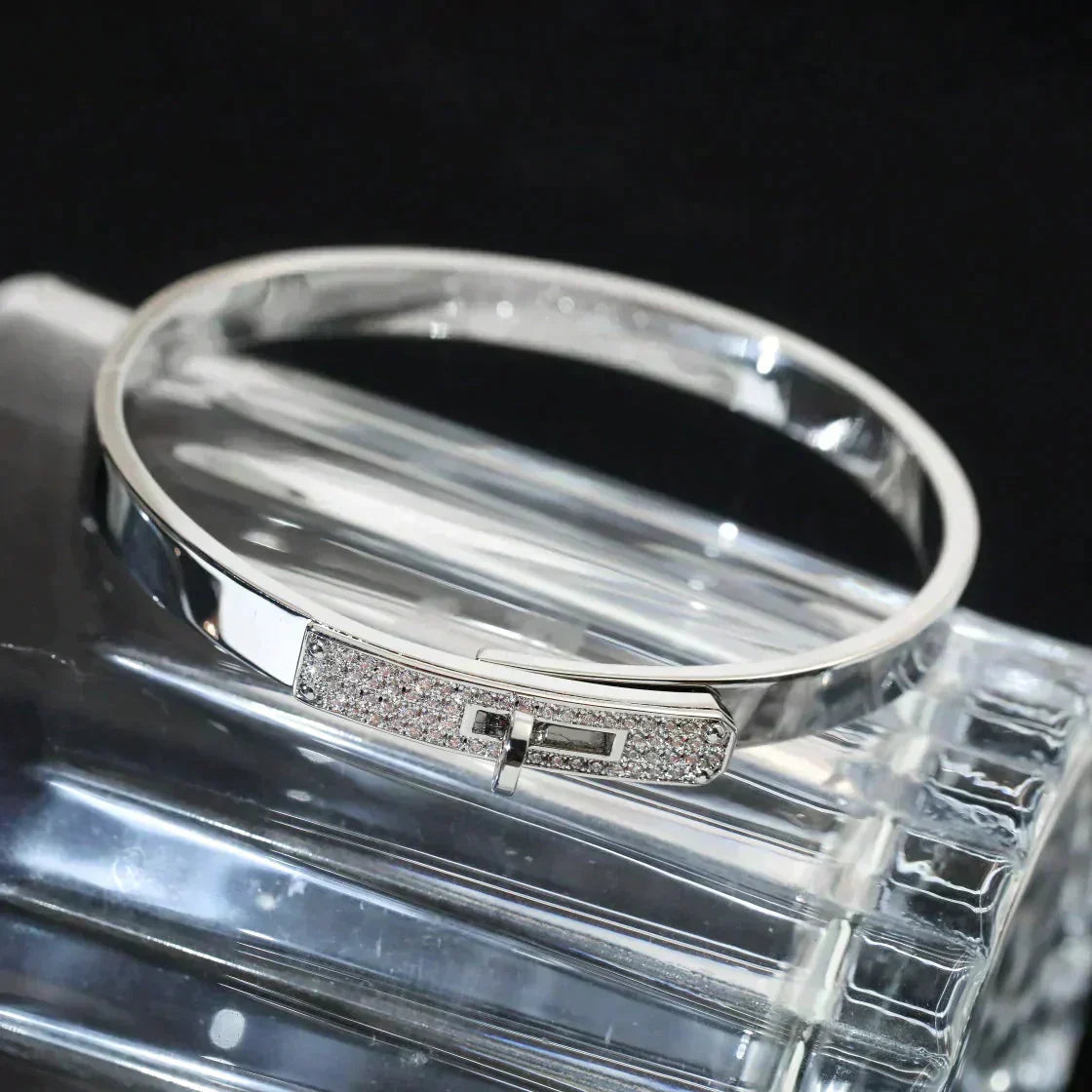 [Gaonasi]KELLY SILVER DIAMOND BRACELET