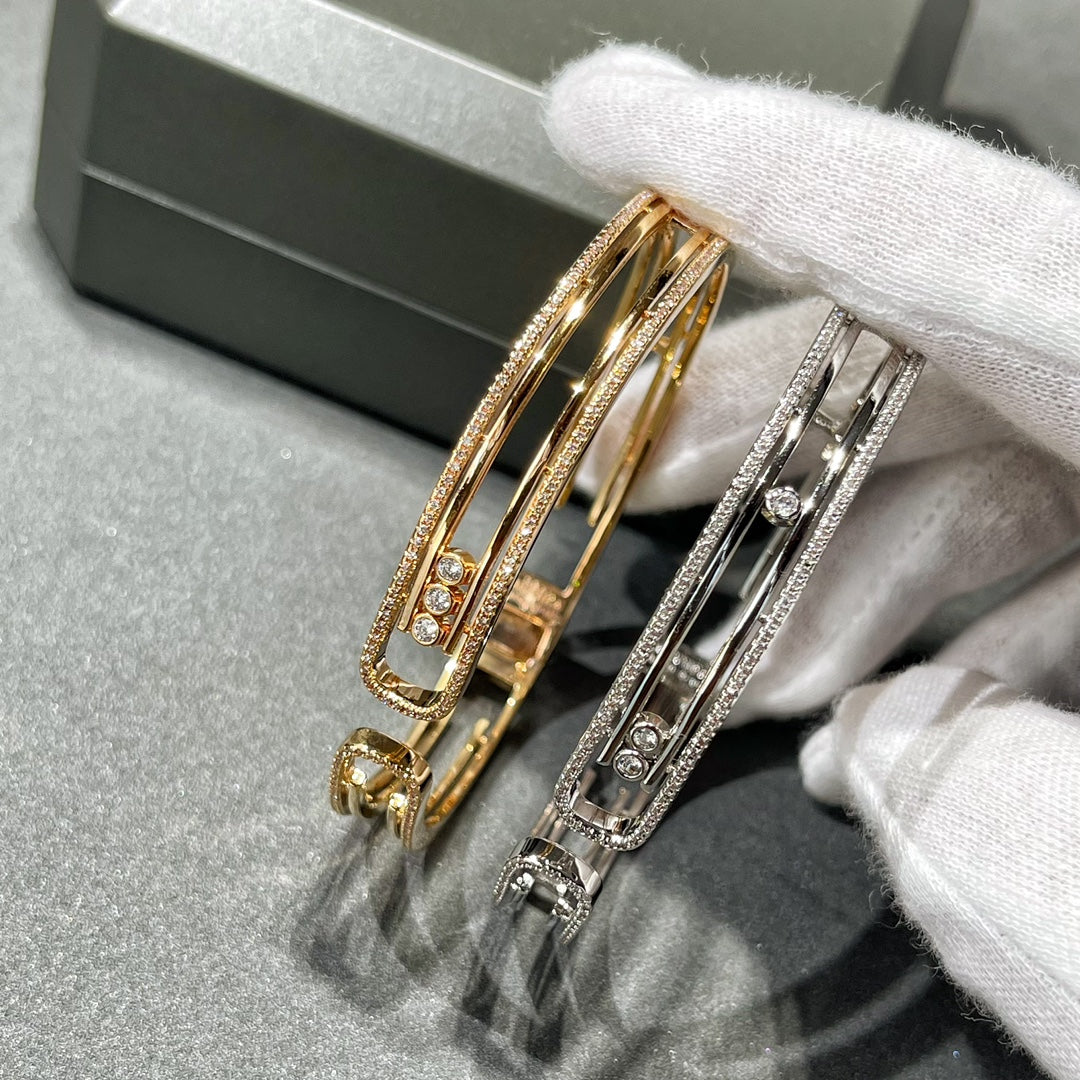 [Cadisa]MOVE 10TH PAVED DIAMOND BRACELET