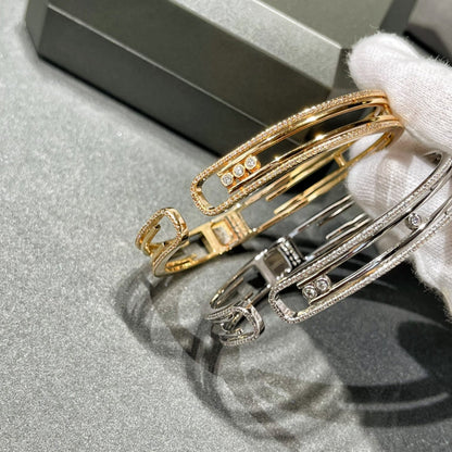 [Cadisa]MOVE 10TH PAVED DIAMOND BRACELET